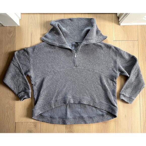 Sweaty Betty Restful Boucle Half Zip Sweatshirt - Large - Picture 1 of 6